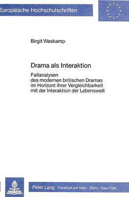 bokomslag Drama ALS Interaktion