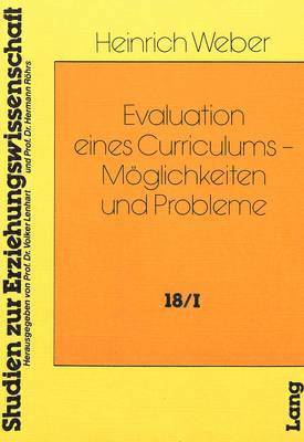 bokomslag Evaluation Eines Curriculums - Moeglichkeiten Und Probleme