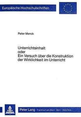 Unterrichtsinhalt- Oder 1