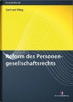 bokomslag Reform des Personengesellschaftsrechts