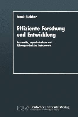 bokomslag Effiziente Forschung und Entwicklung