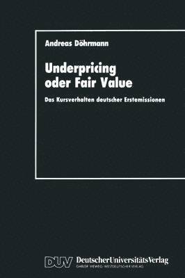 Underpricing oder Fair Value 1