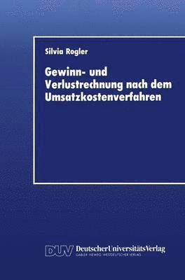 Gewinn- und Verlustrechnung nach dem Umsatzkostenverfahren 1