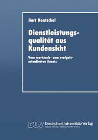 bokomslag Dienstleistungsqualität aus Kundensicht