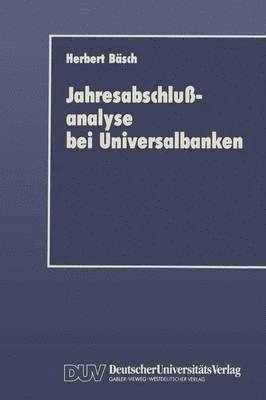 Jahresabschluanalyse bei Universalbanken 1