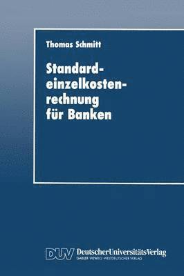 bokomslag Standardeinzelkostenrechnung fr Banken