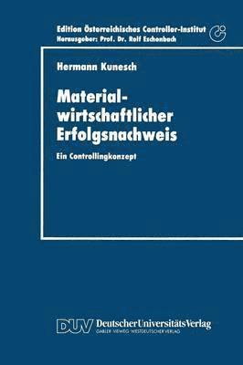 Materialwirtschaftlicher Erfolgsnachweis 1