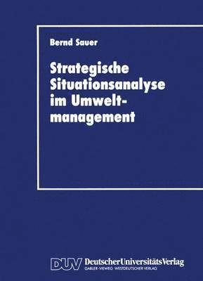 bokomslag Stragegische Situationsanalyse im Umweltmanagement