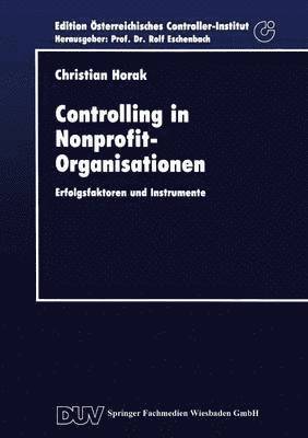 bokomslag Controlling in Nonprofit-Organisationen