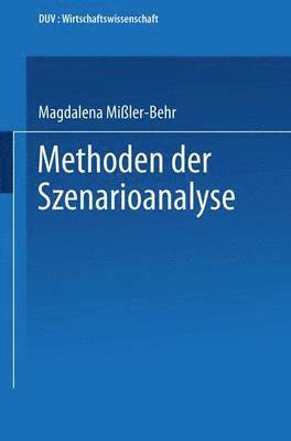 bokomslag Methoden Der Szenarioanalyse