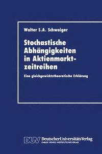 bokomslag Stochastische Abhngigkeiten in Aktienmarktzeitreihen