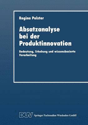 bokomslag Absatzanalyse bei der Produktinnovation