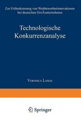 bokomslag Technologische Konkurrenzanalyse