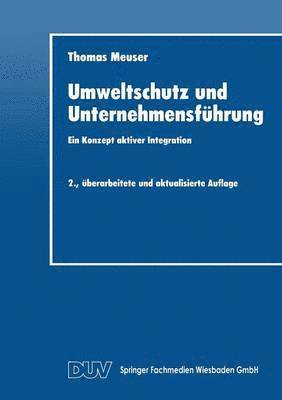 bokomslag Umweltschutz und Unternehmensfuhrung