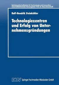 bokomslag Technologiezentren Und Erfolg Von Unternehmensgründungen