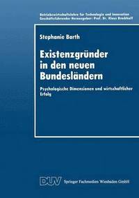 bokomslag Existenzgrunder in den neuen Bundeslandern