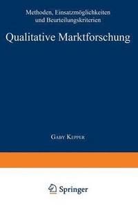 bokomslag Qualitative Marktforschung