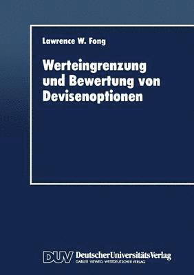 bokomslag Werteingrenzung Und Bewertung Von Devisenoptionen