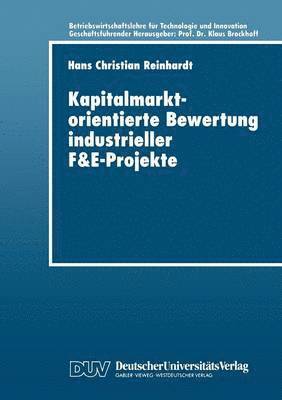 bokomslag Kapitalmarktorientierte Bewertung Industrieller F&e-Projekte