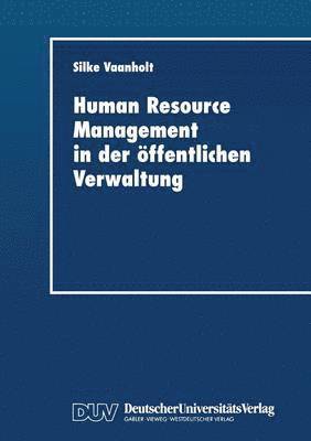 bokomslag Human Resource Management in der oeffentlichen Verwaltung