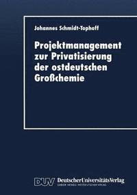 bokomslag Projektmanagement zur Privatisierung der ostdeutschen Großchemie