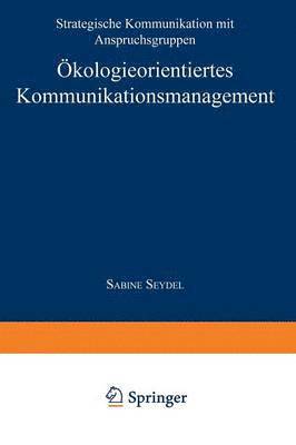 bokomslag Ökologieorientiertes Kommunikationsmanagement