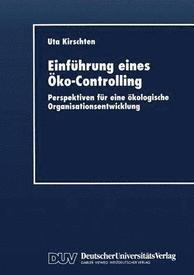 Einfuhrung eines OEko-Controlling 1