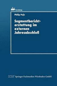 bokomslag Segmentberichterstattung im externen Jahresabschluß