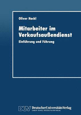 bokomslag Mitarbeiter im Verkaufsaußendienst