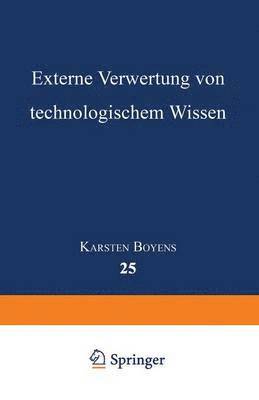 Externe Verwertung von technologischem Wissen 1