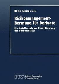 bokomslag Risikomanagement-Beratung fur Derivate