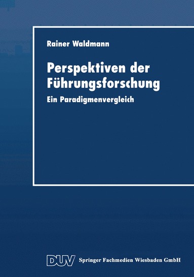 bokomslag Perspektiven der Führungsforschung