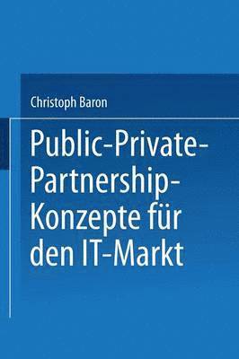 bokomslag Public-Private-Partnership-Konzepte Für Den It-Markt