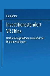 bokomslag Investitionsstandort VR China