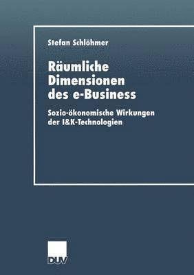 Stefan Schlöhmer - Räumliche Dimensionen des e-Business, Häftad