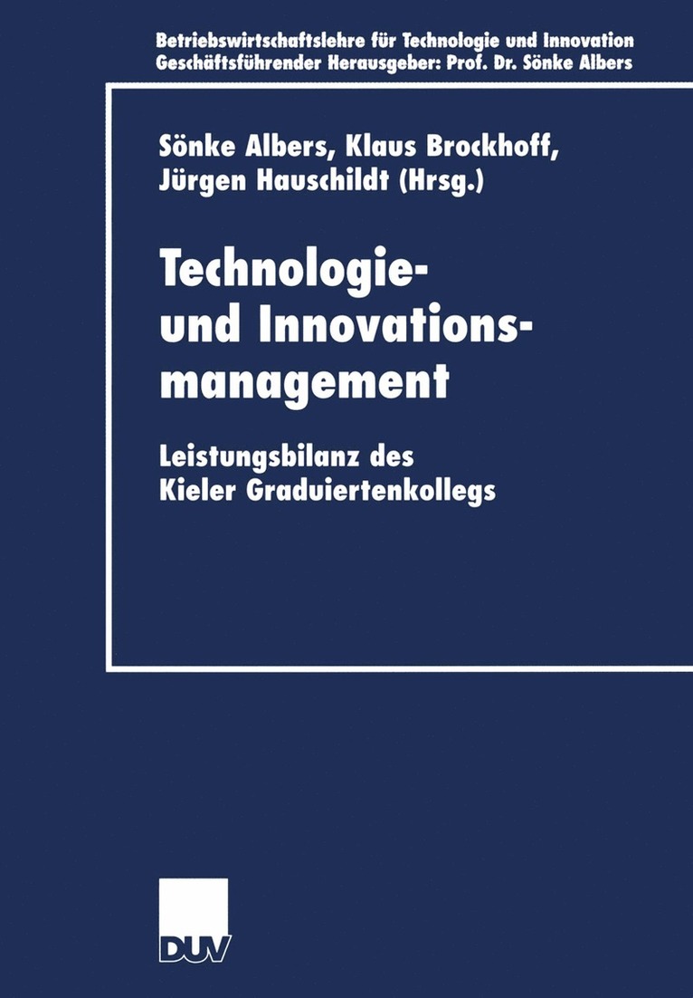 Technologie- und Innovationsmanagement 1