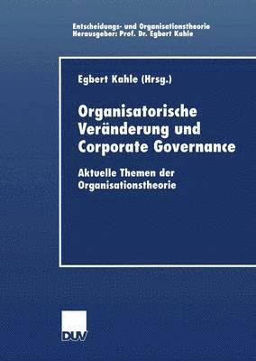 Organisatorische Vernderung und Corporate Governance 1