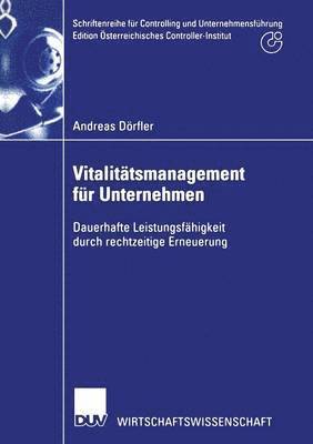 bokomslag Vitalitätsmanagement für Unternehmen