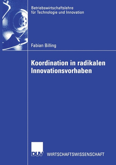 bokomslag Koordination in radikalen Innovationsvorhaben