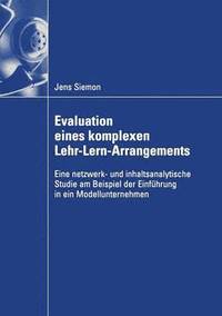 bokomslag Evaluation eines komplexen Lehr-Lern-Arrangements