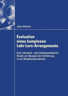 bokomslag Evaluation eines komplexen Lehr-Lern-Arrangements