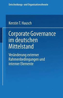 bokomslag Corporate Governance im deutschen Mittelstand