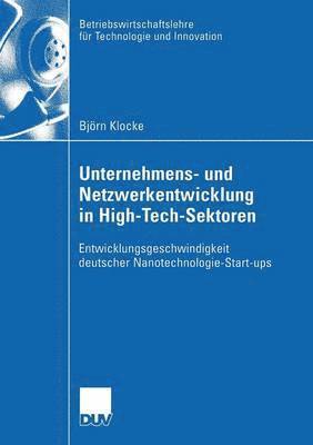 Unternehmens- und Netzwerkentwicklung in High-Tech-Sektoren 1