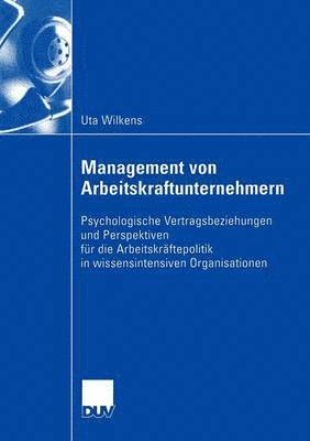 bokomslag Management von Arbeitskraftunternehmern