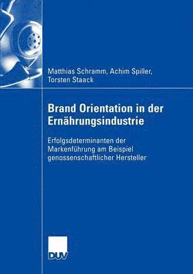 bokomslag Brand Orientation in der Ernhrungsindustrie