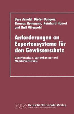 bokomslag Anforderungen an Expertensysteme fr den Gewsserschutz