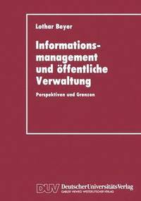 bokomslag Informationsmanagement und ffentliche Verwaltung