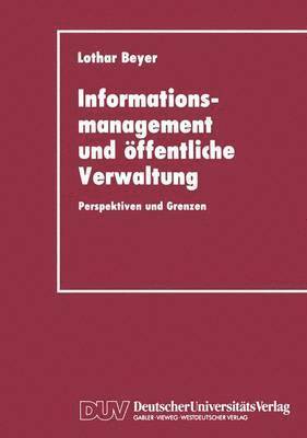 bokomslag Informationsmanagement und ffentliche Verwaltung