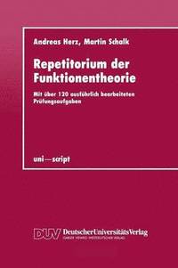 bokomslag Repetitorium der Funktionentheorie