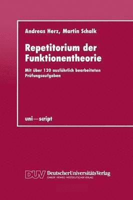 bokomslag Repetitorium der Funktionentheorie